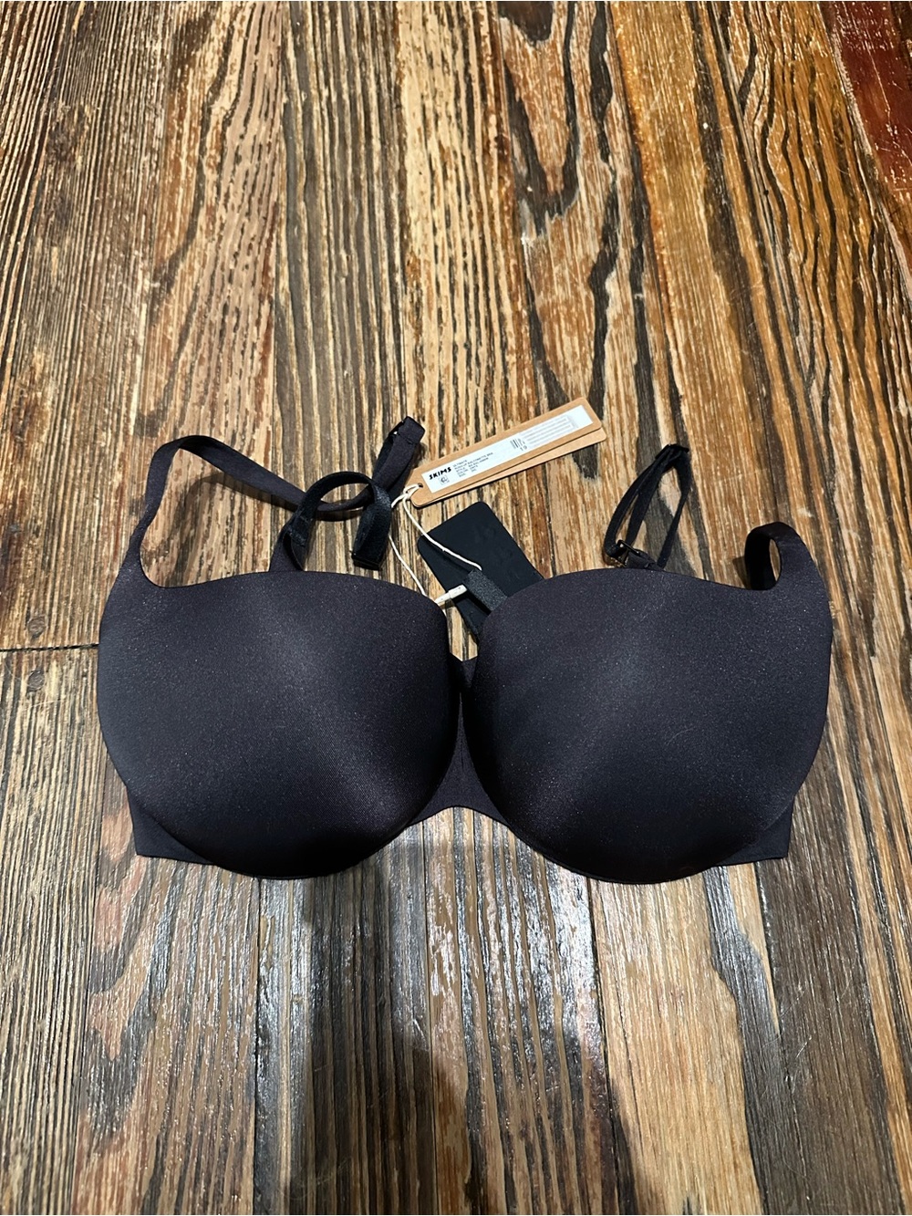 SKIMS NWT ULTIMATE PUSH UP BALCONETTE BRA ONYX 34C